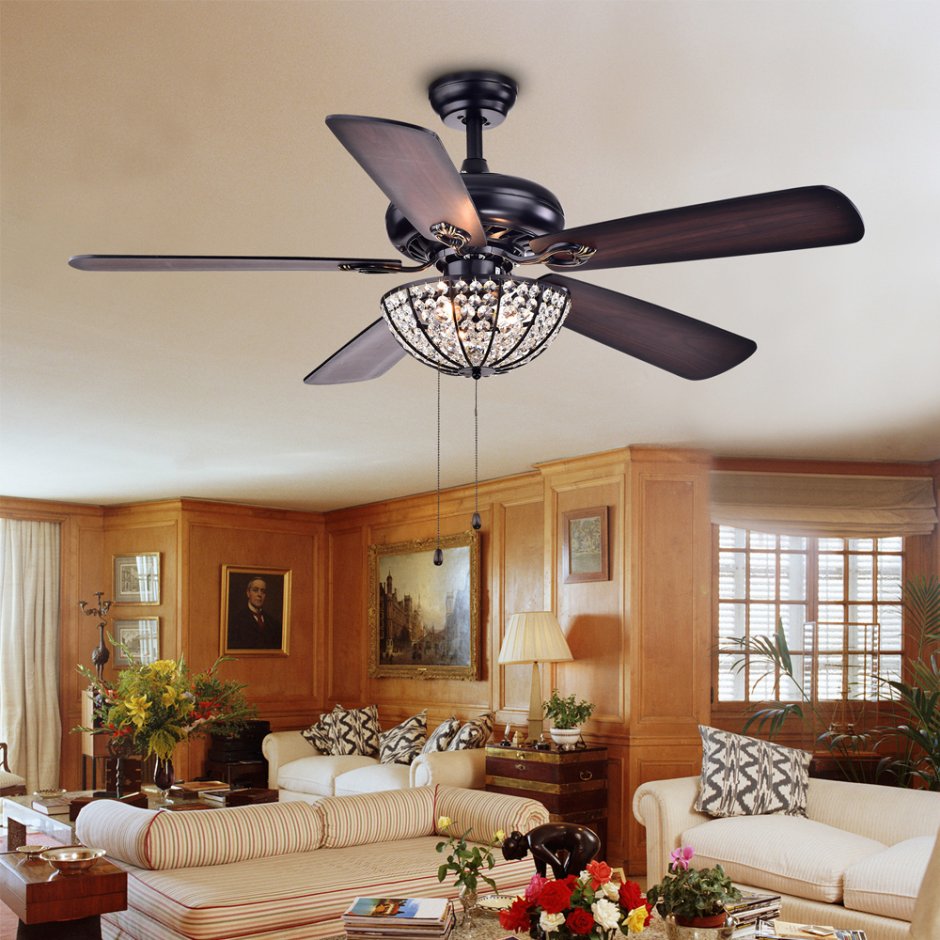 Потолочный вентилятор со светильником Ceiling Fan GFC 52v-2l