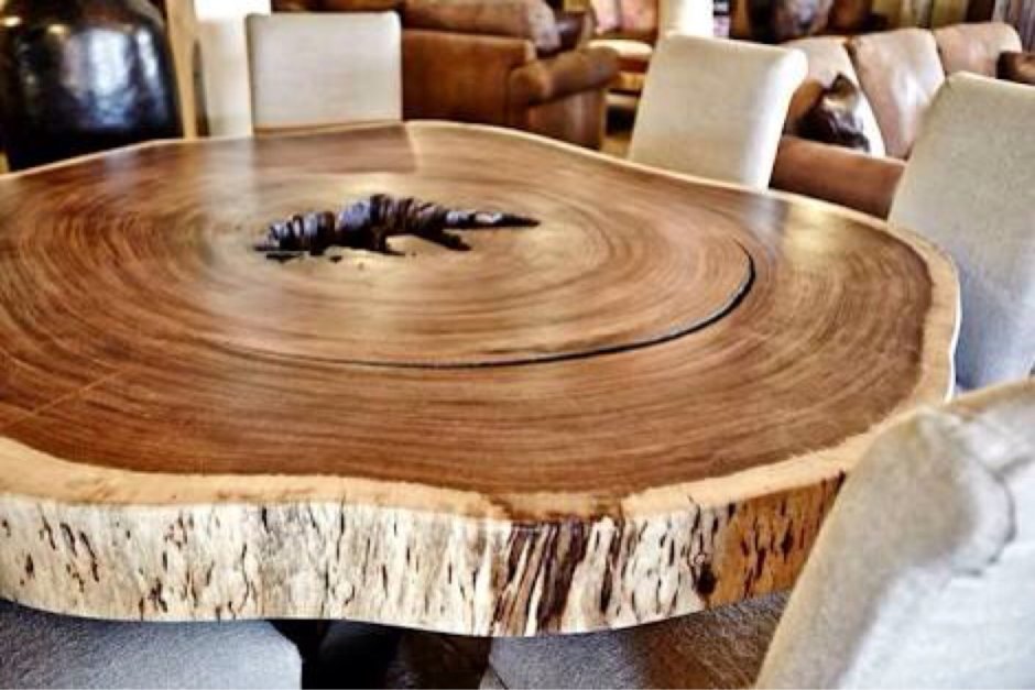 Деревянная мебель из слэба дерева