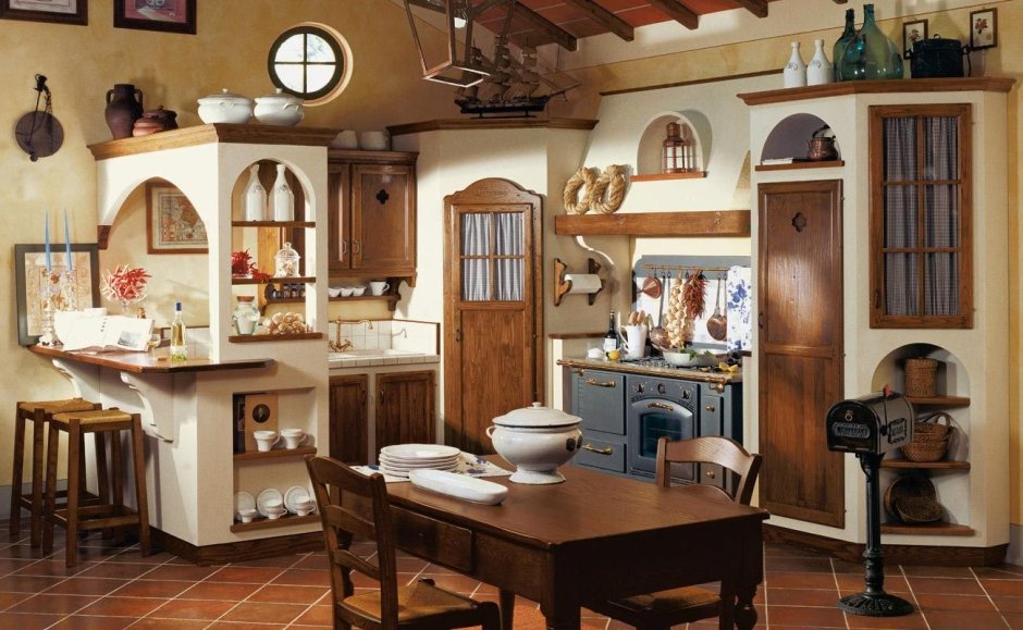 Кухня в стиле Тоскана