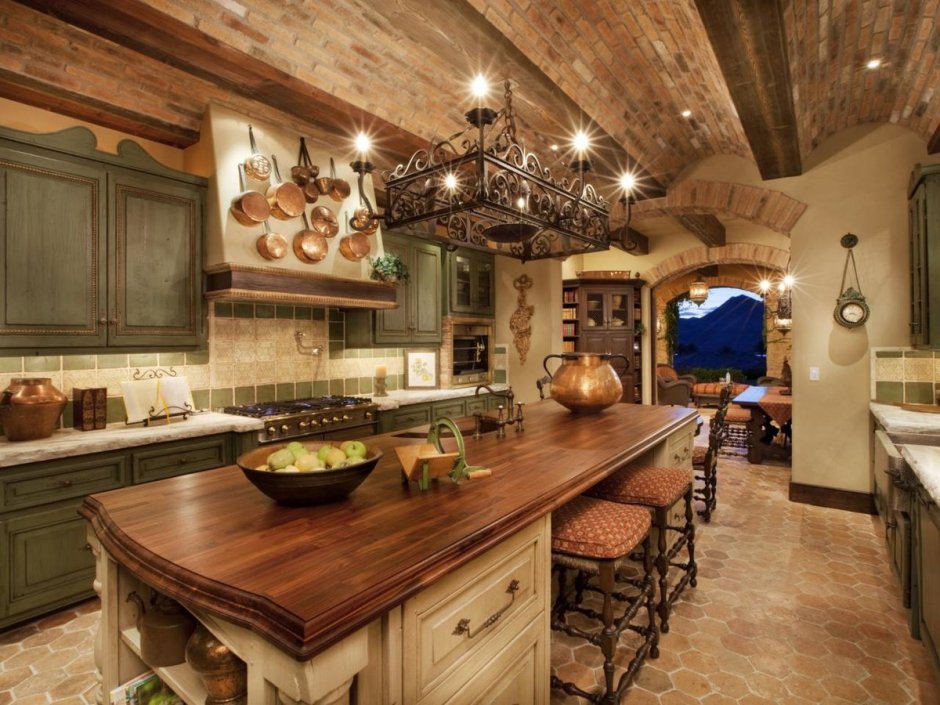 Кухня в Тосканском стиле