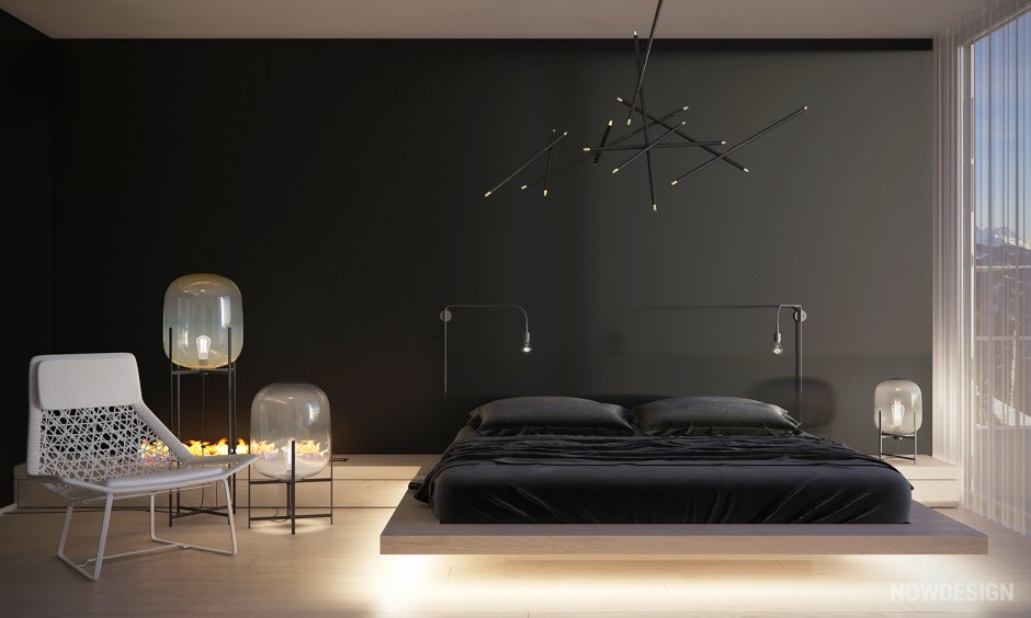 Стильные светильники для спальни