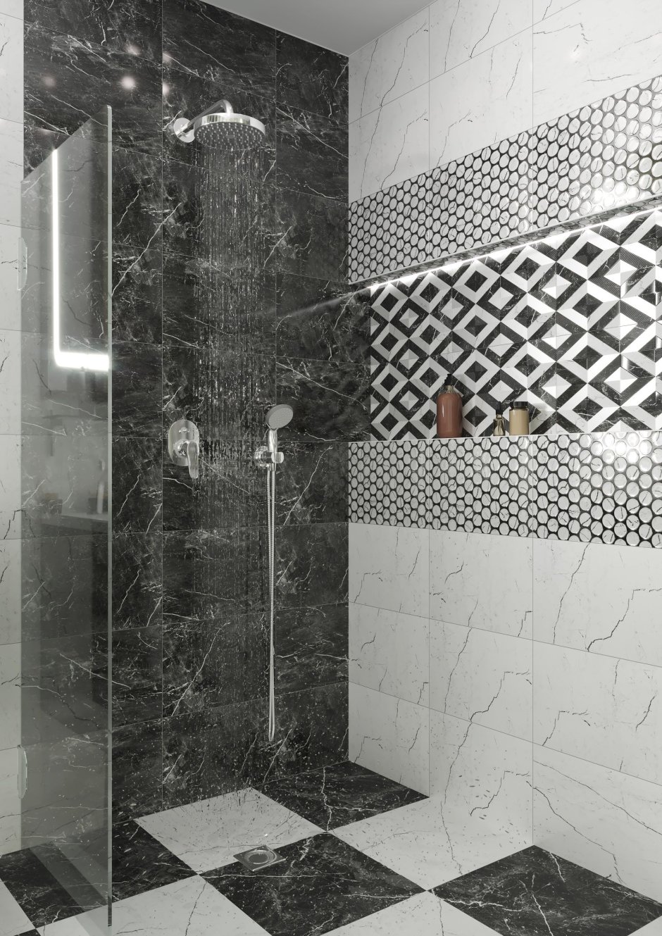 Ванная комната в стиле Помпеи