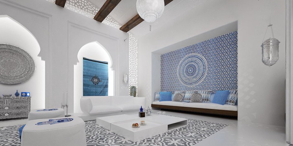 Стены в марокканском стиле