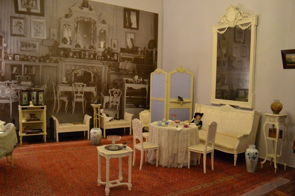 Мраморная гостиная в Александровском Дворце в Царском селе