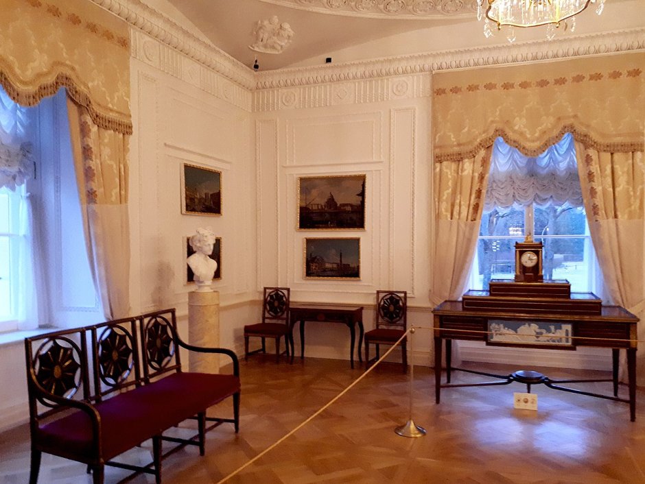 Интерьеры Александровский дворец Царское село 1917