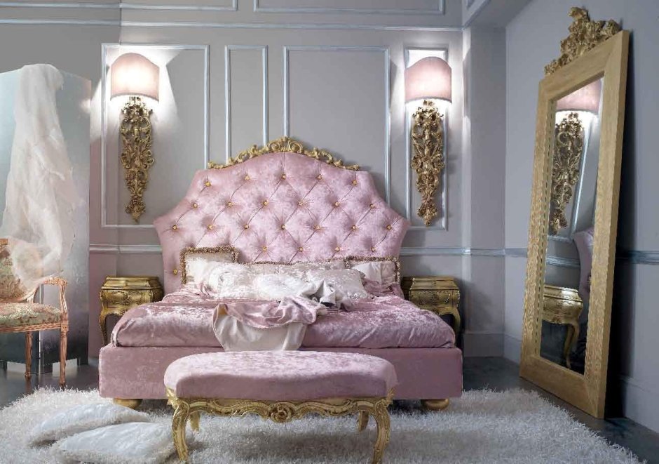 Спальня в стиле Барокко и рококо