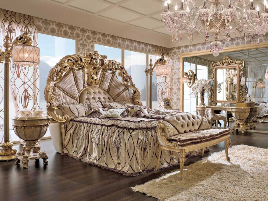 Спальня в богатом стиле