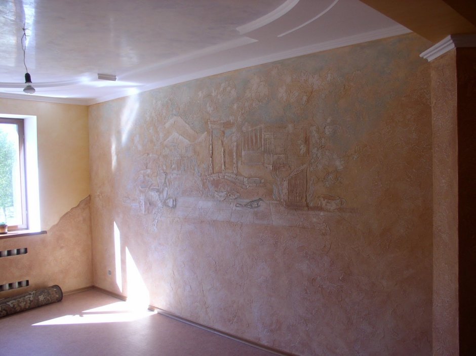 Декоративная штукатурка Pietra lucida фото стены