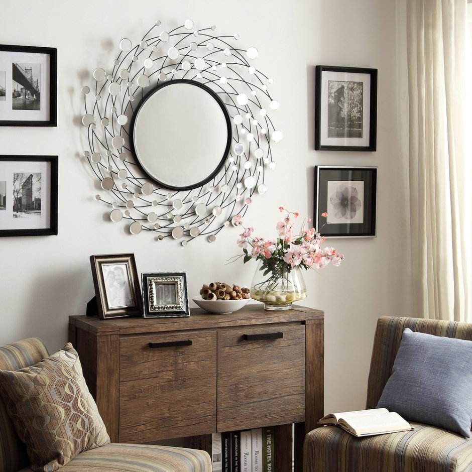 Круглое зеркало Glass Decor 80см