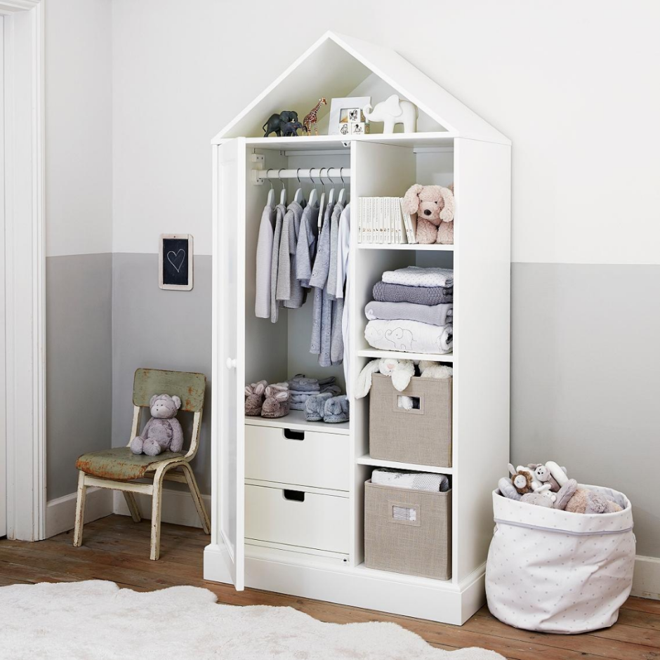 Домик шкаф для одежды ребенка