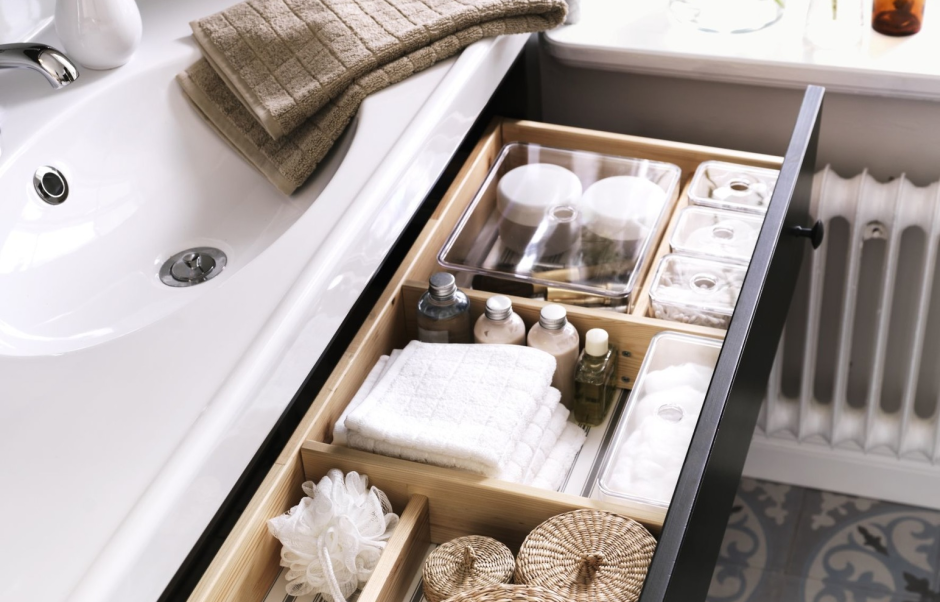Организация хранения в ванной