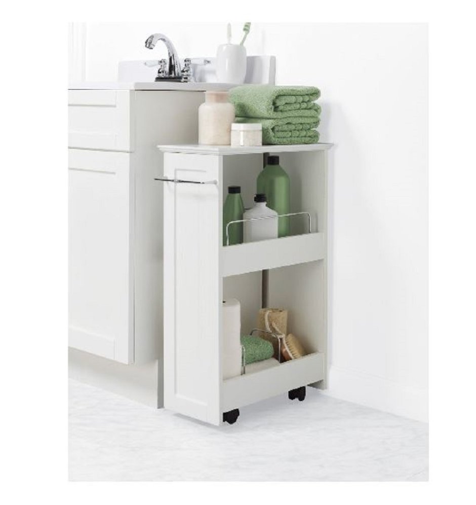 Этажерка в ванную узкая