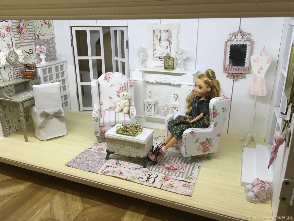 Кукольная мебель шебби Шик