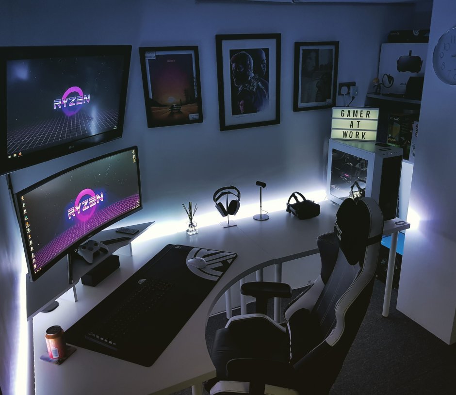 Дизайнерская геймерская комната
