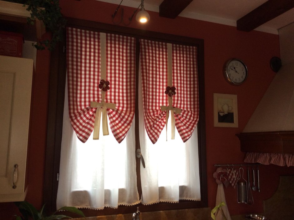 Занавески без карниза