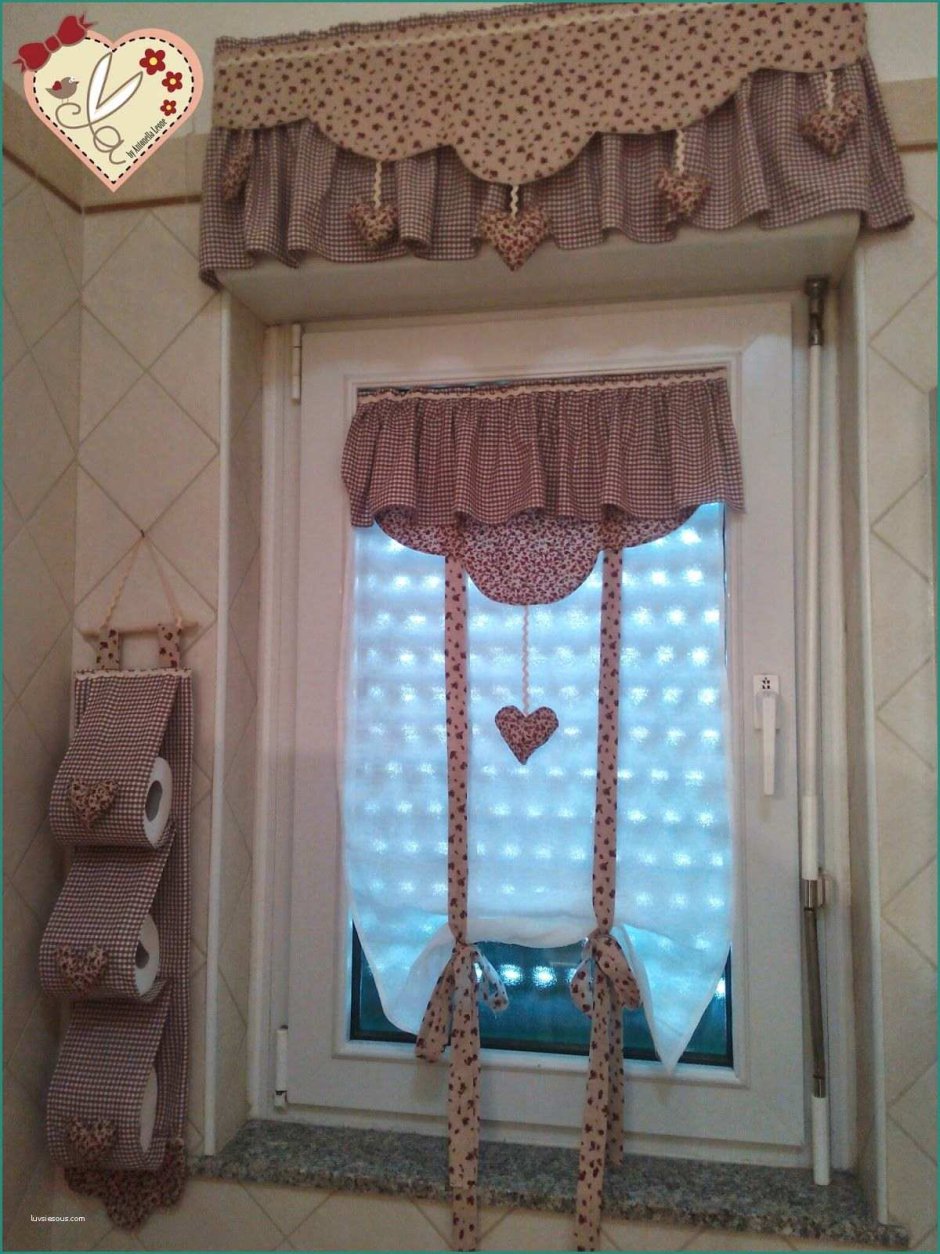 Тюль в деревенском стиле