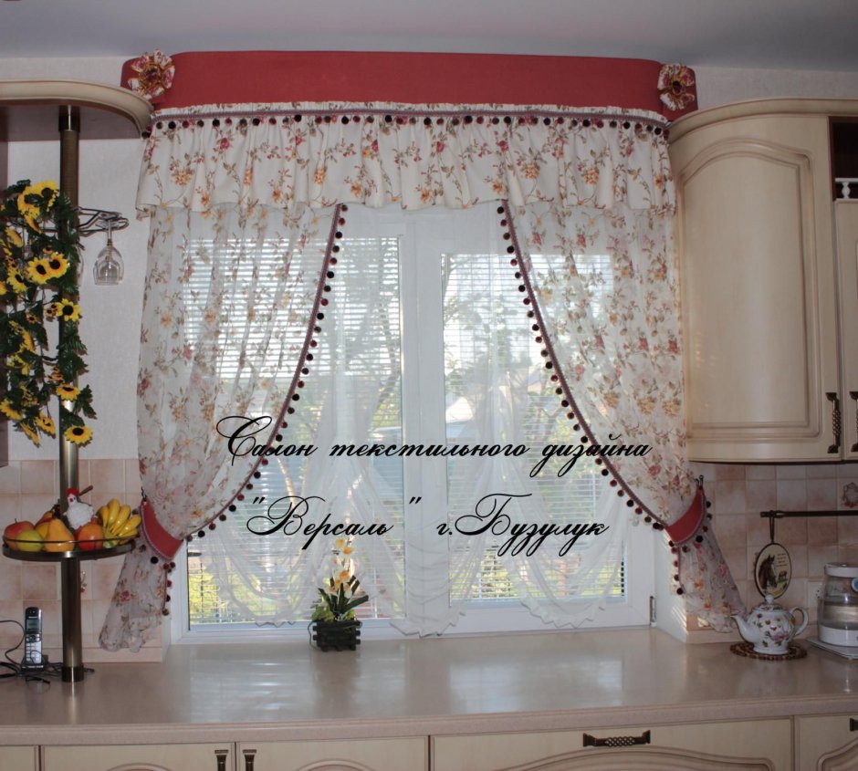 Занавески на веранду в деревенском стиле