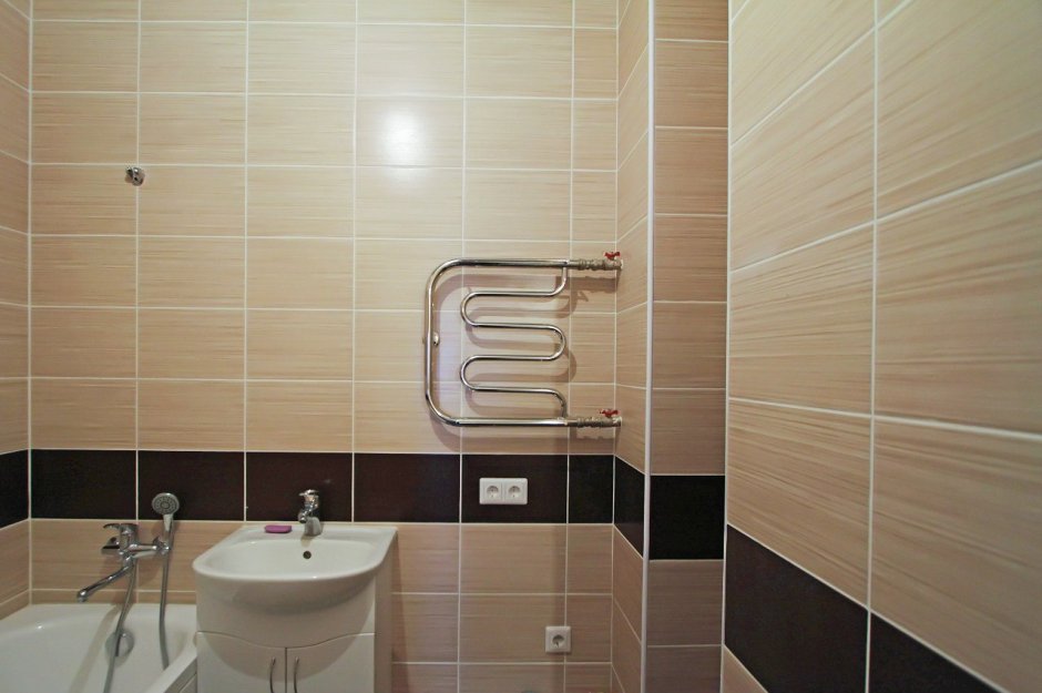 Дизайн укладки плитки в ванной комнате (64 фото)