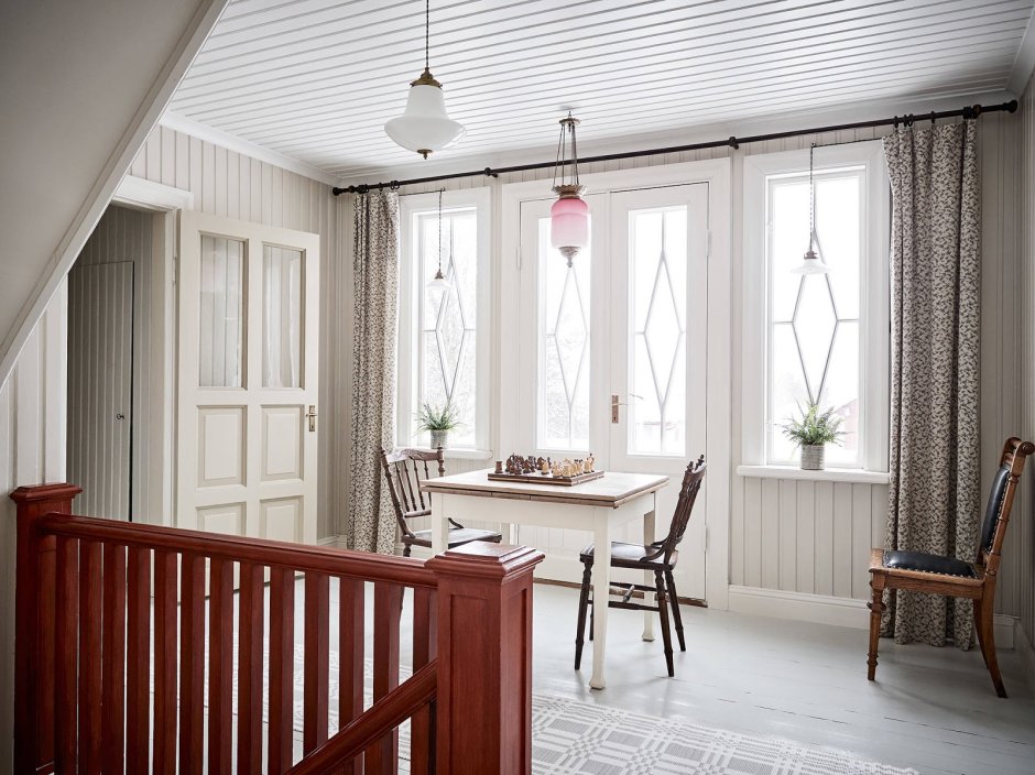 Дом из клееного бруса в скандинавском стиле
