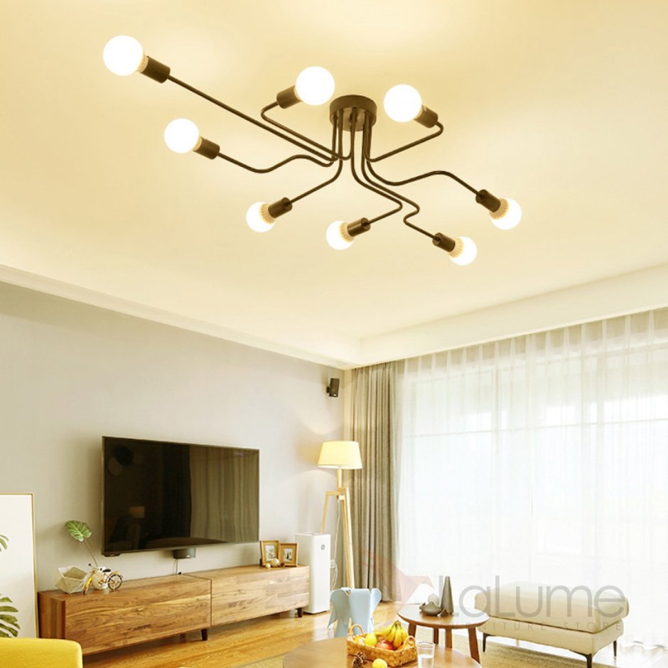 Люстра в скандинавском эко-стиле deerch