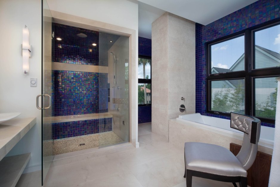 Необычная мозаика для ванной