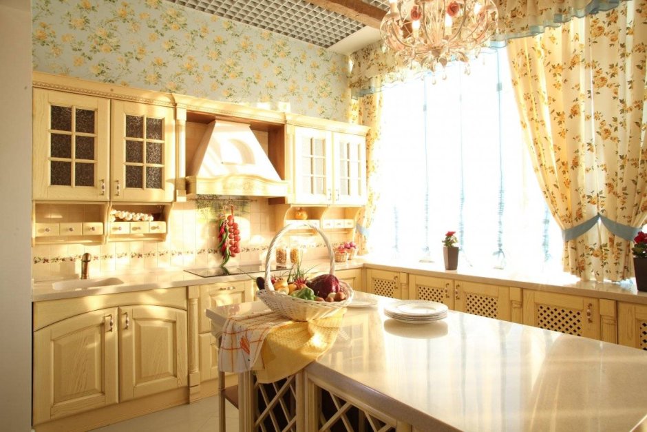 Кухни в классическом стиле в светлых тонах