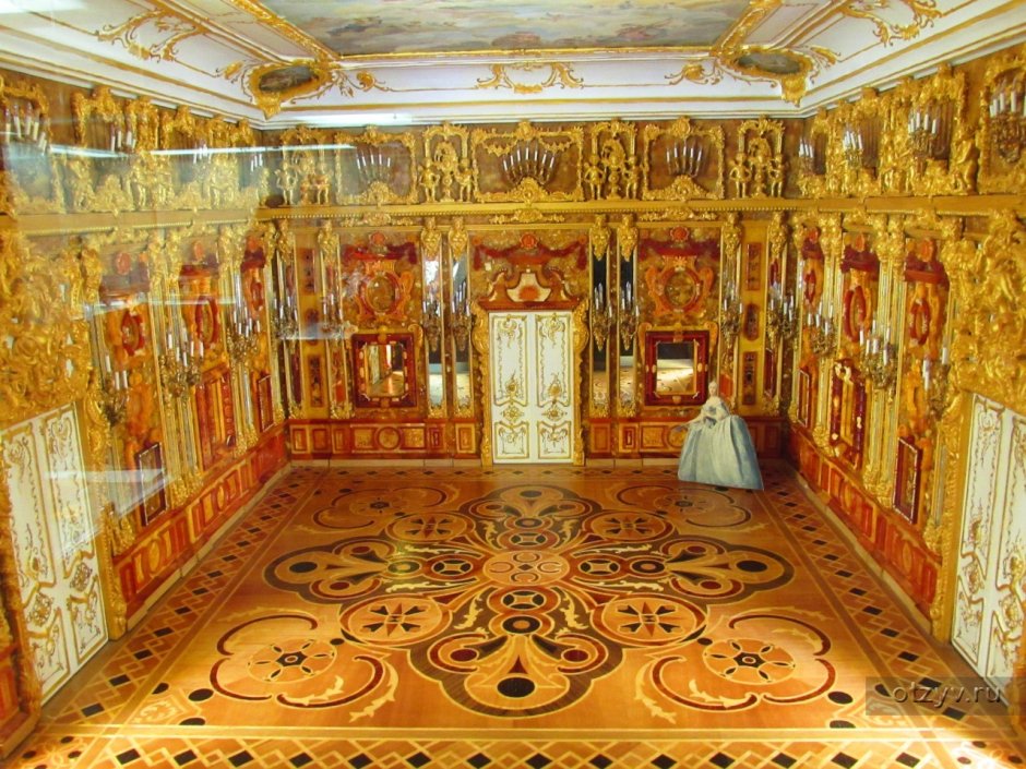 Екатериновский дворец Янтарная комната