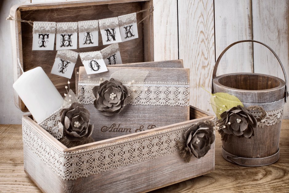 Декор коробок