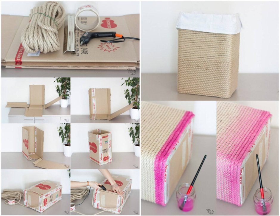 Полезные вещи из картона