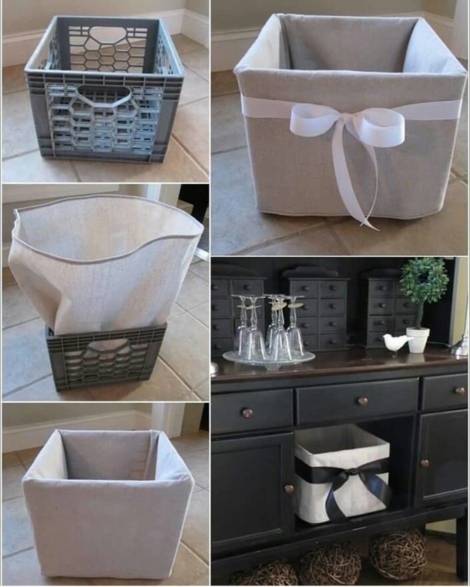 Декор пластикового ящика