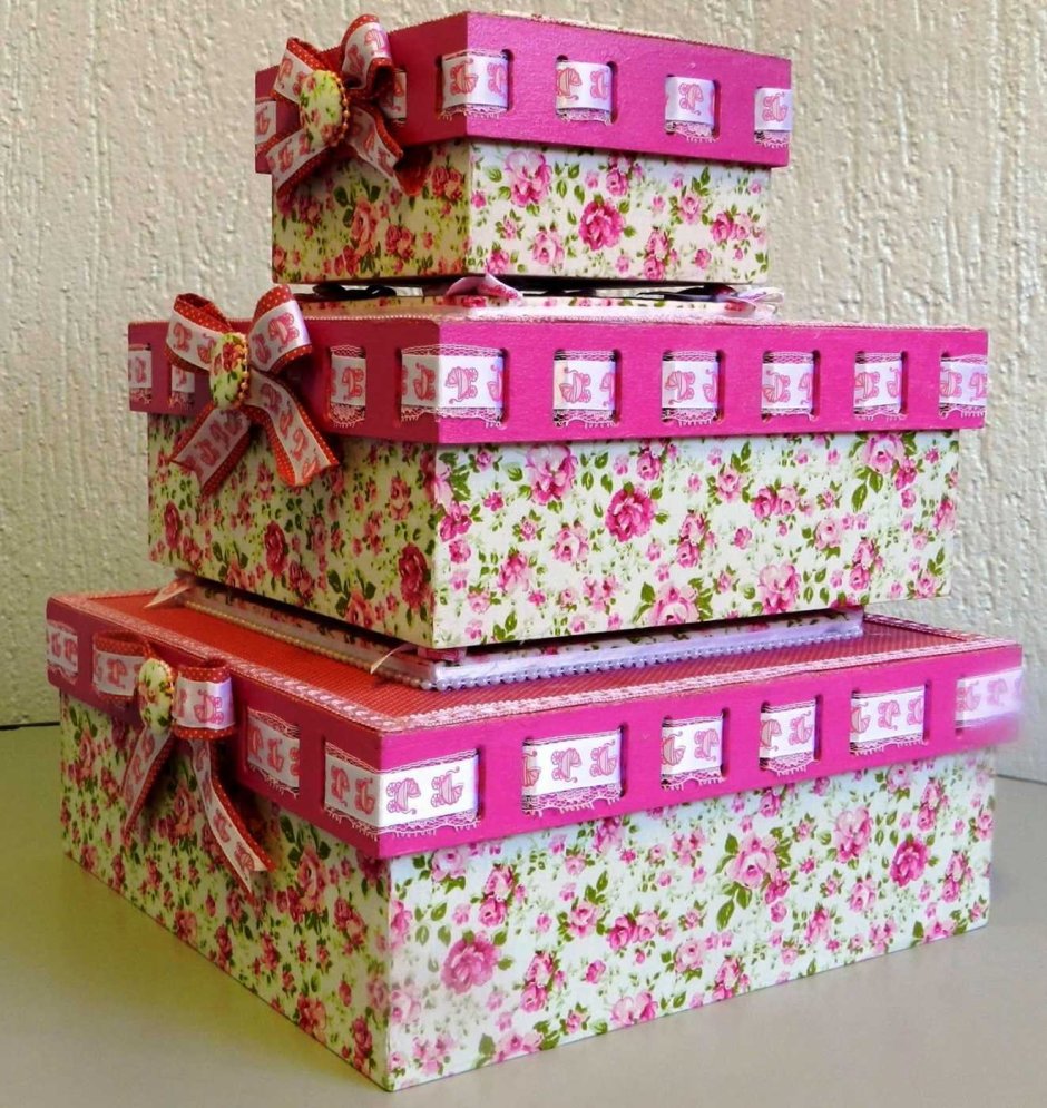 Красивые коробки для хранения