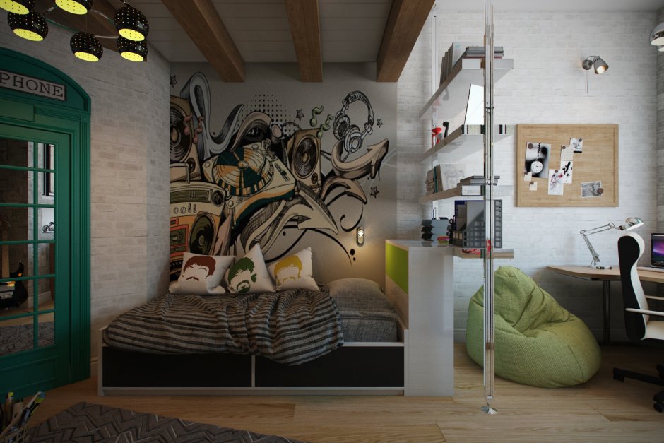 Квартира в стиле поп арт