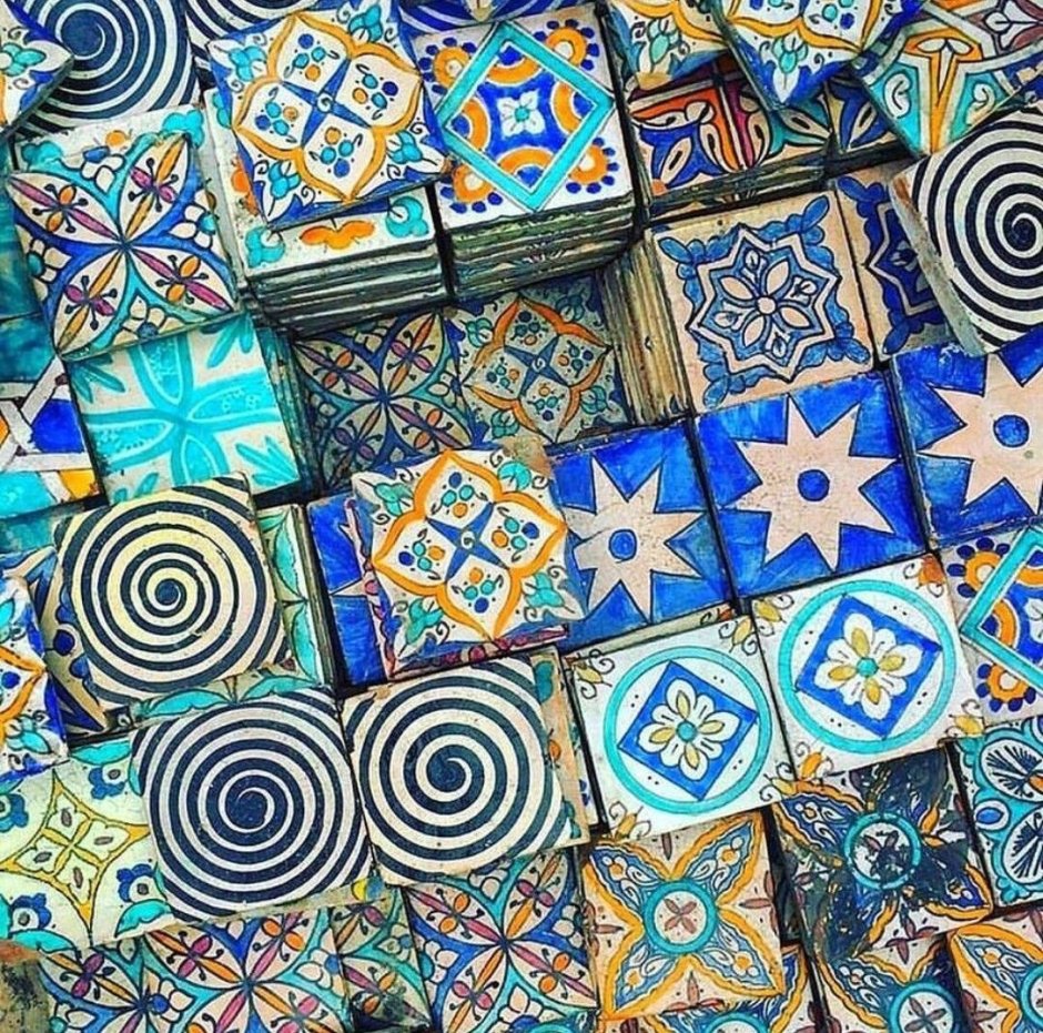 Санузел в марокканском стиле