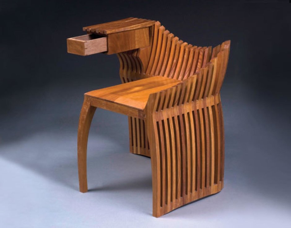 Креативные стулья из дерева
