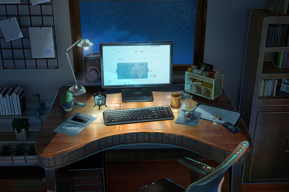 3d isometric Room гейминг