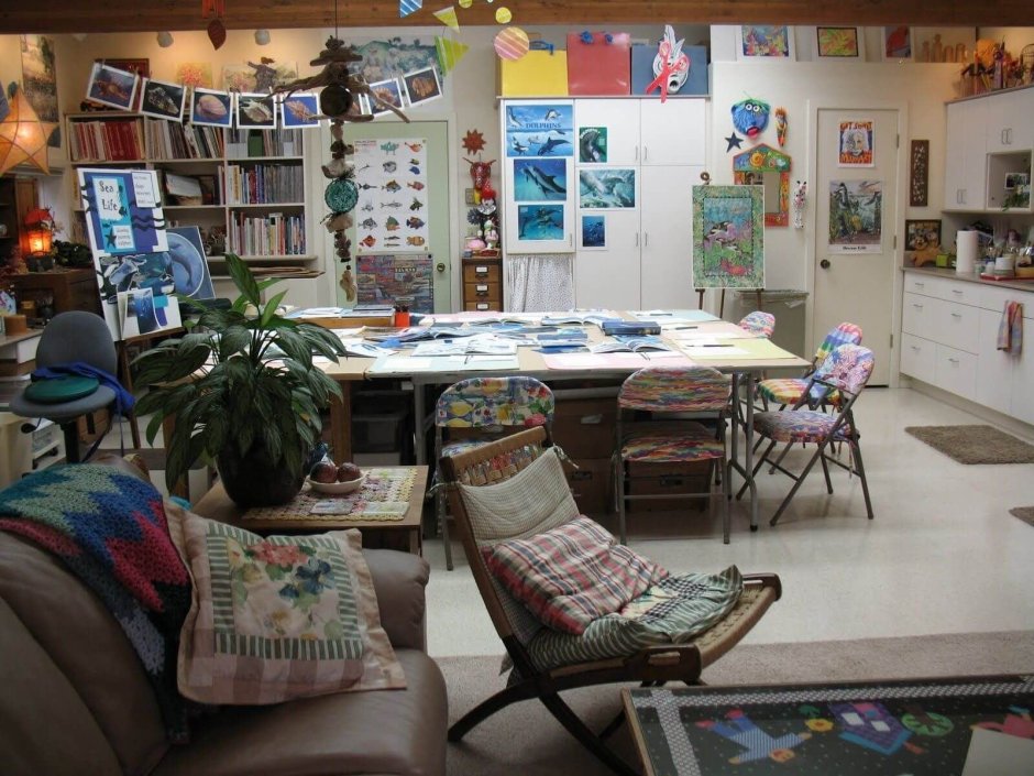 Интерьер художественной мастерской