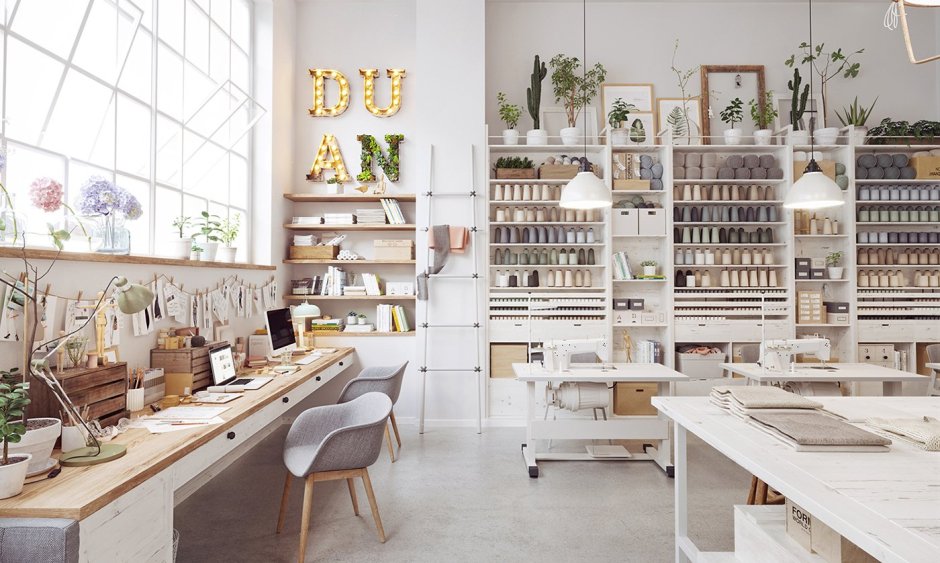 Интерьер творческой мастерской