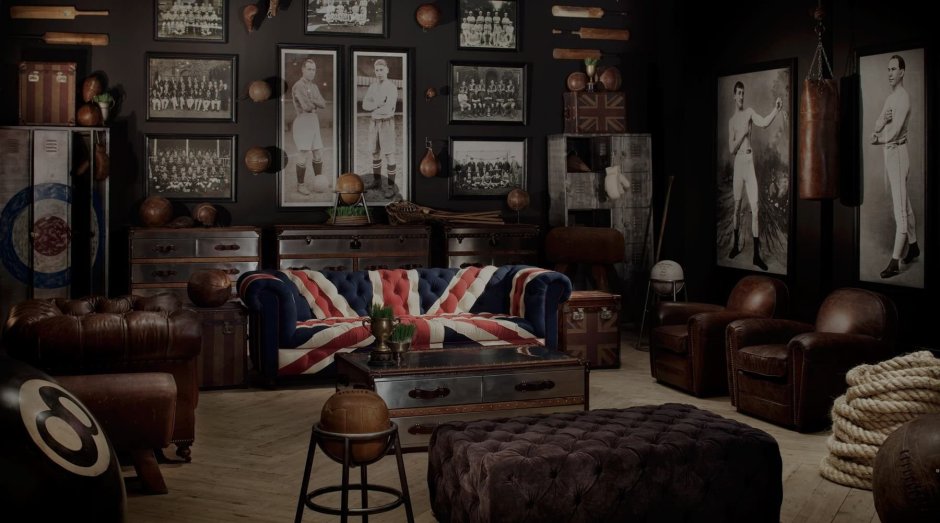 Комната ретро лофт