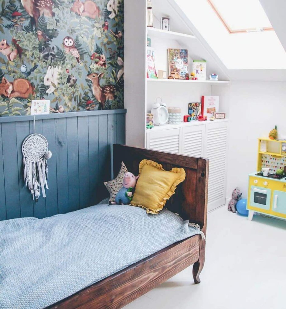Детская комната для мальчика в эко стиле