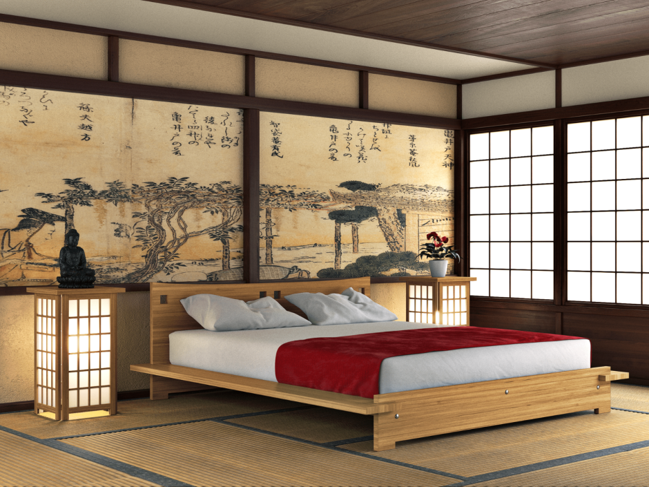 Комната в японском стиле для подростка