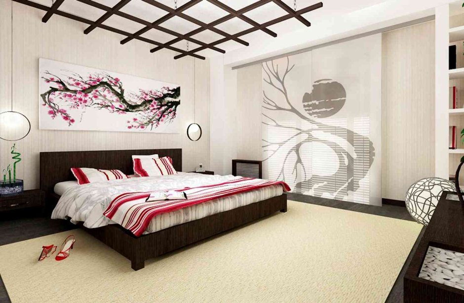 Спальня в китайском стиле