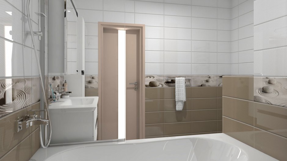 Плитка настенная «концепт» 2т 50x20 см 1.4 м² цвет зелёный
