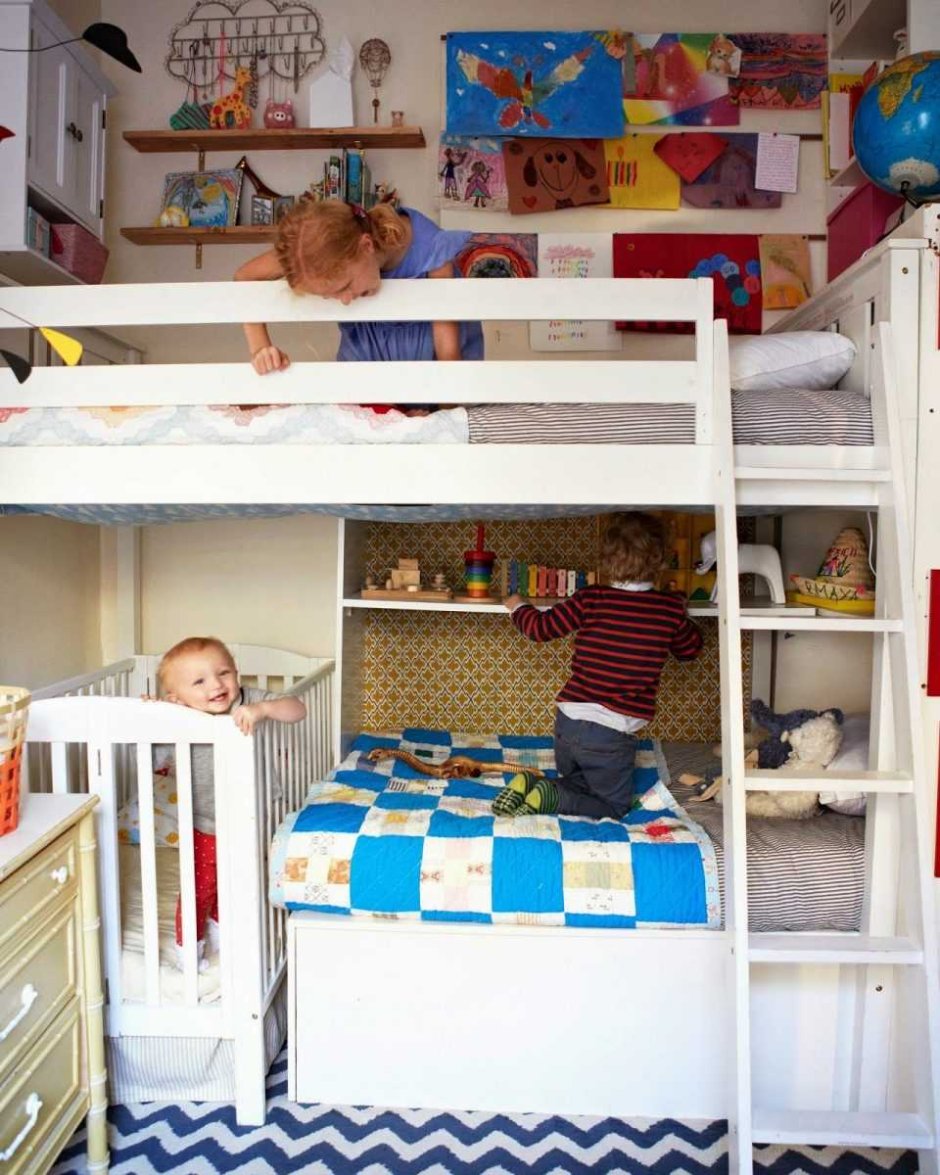 Спальня для трех детей