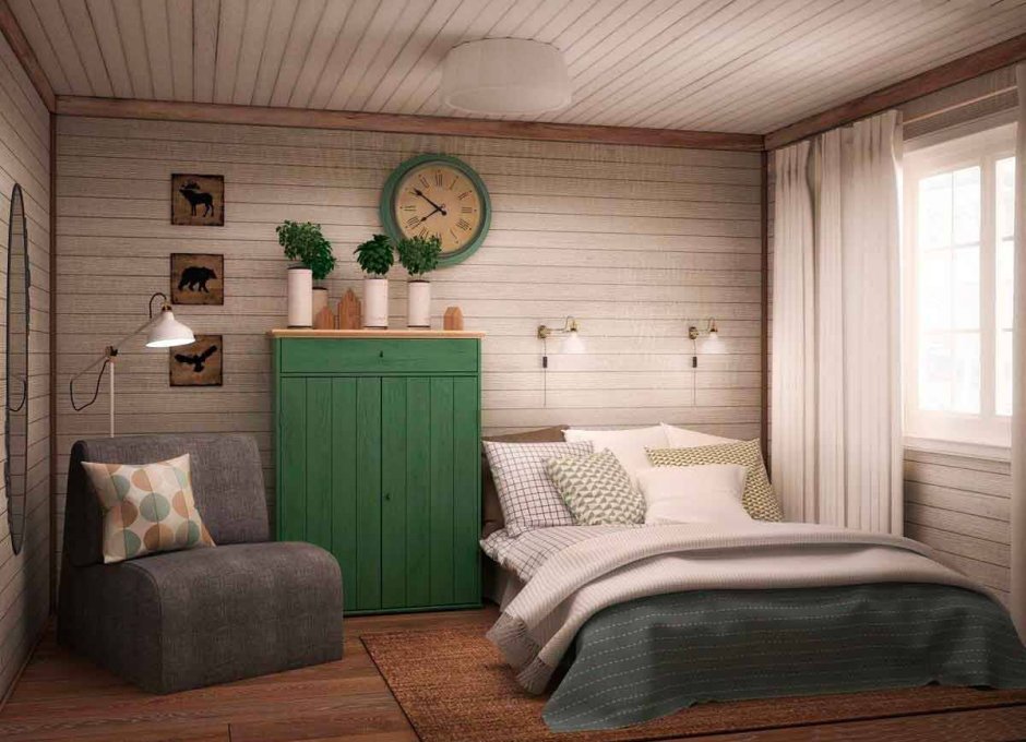 Вагонка в интерьере