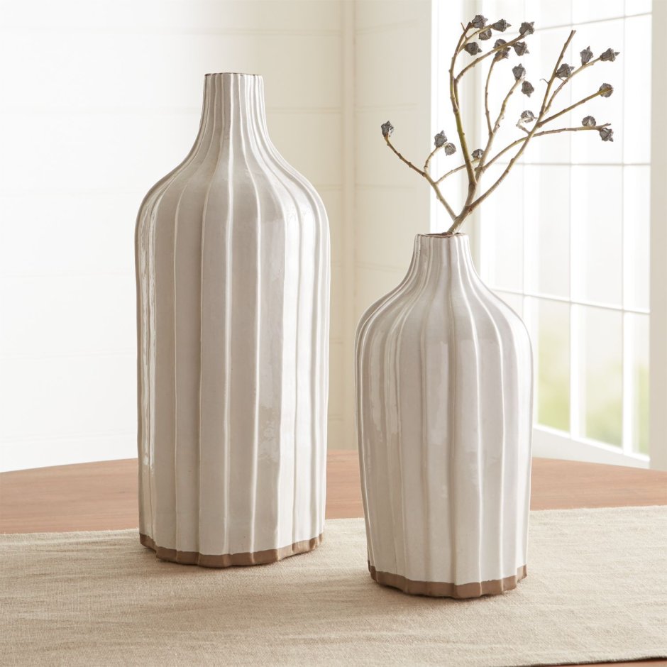 Terra Cotta Speckled Vases