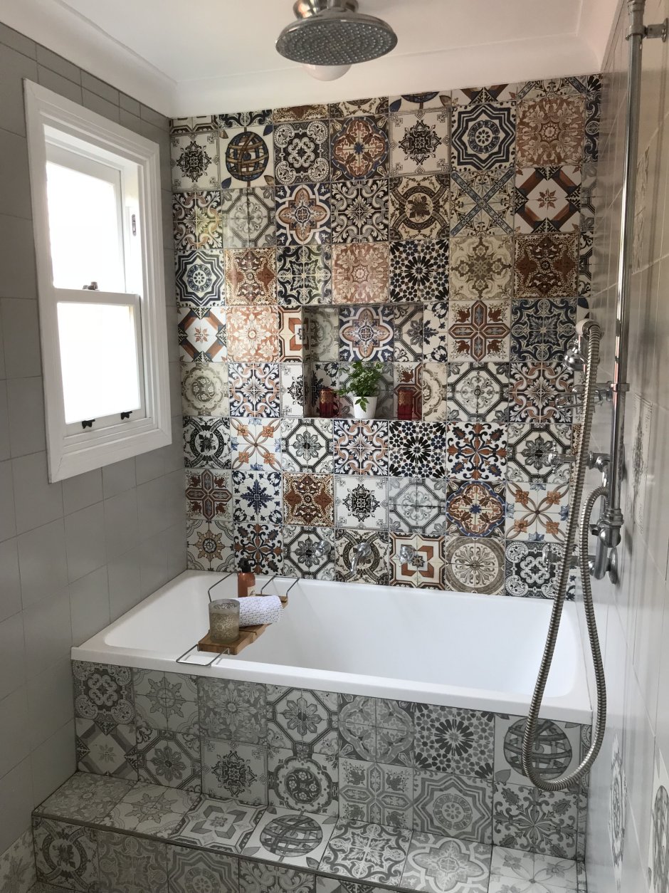 Марокканская плитка в ванной