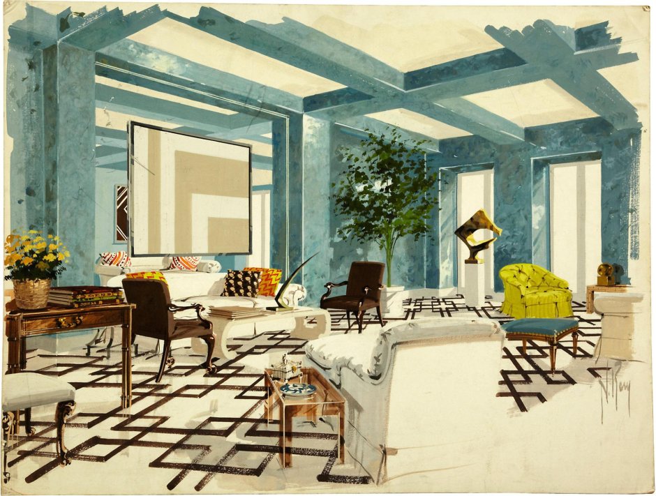 Необычная роспись стен