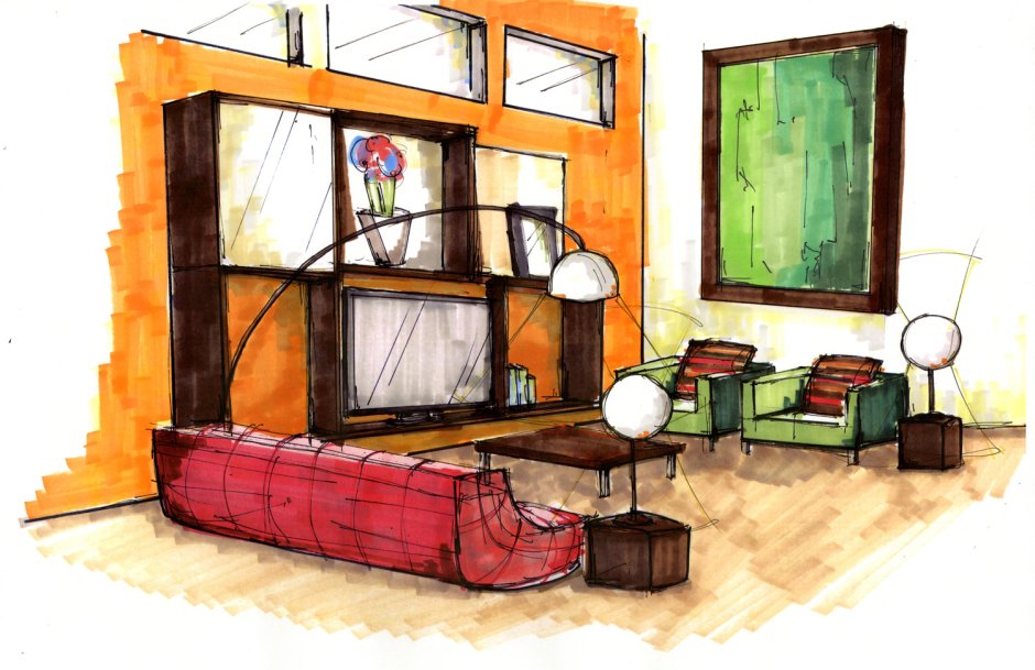 Предмет интерьера рисунок