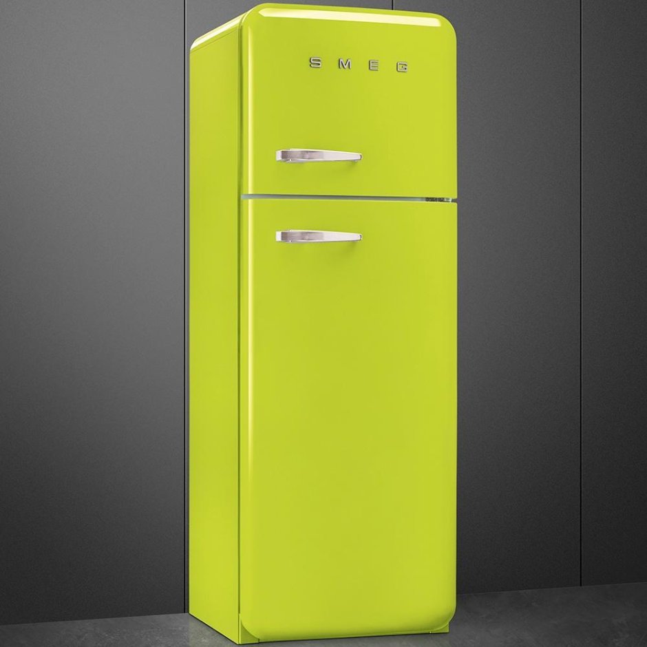 Холодильник Смег мятного цвета