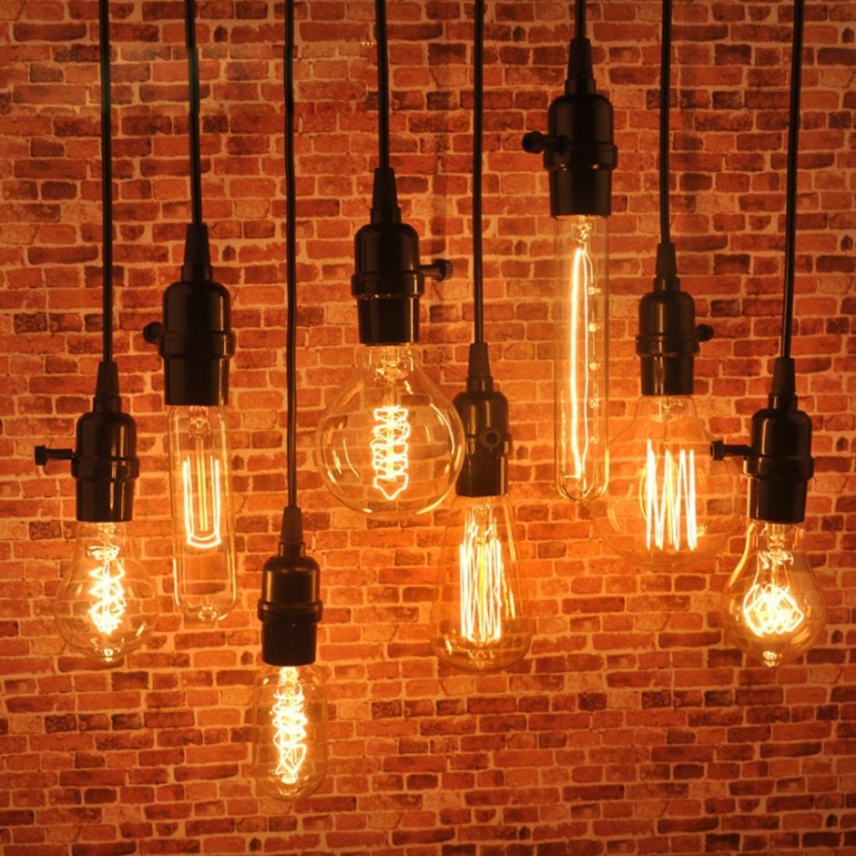 Лофт лампы Эдисона